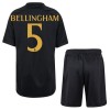 Camisola + Calções Real Madrid Bellingham 5 Criança Equipamento 3ª 23/24